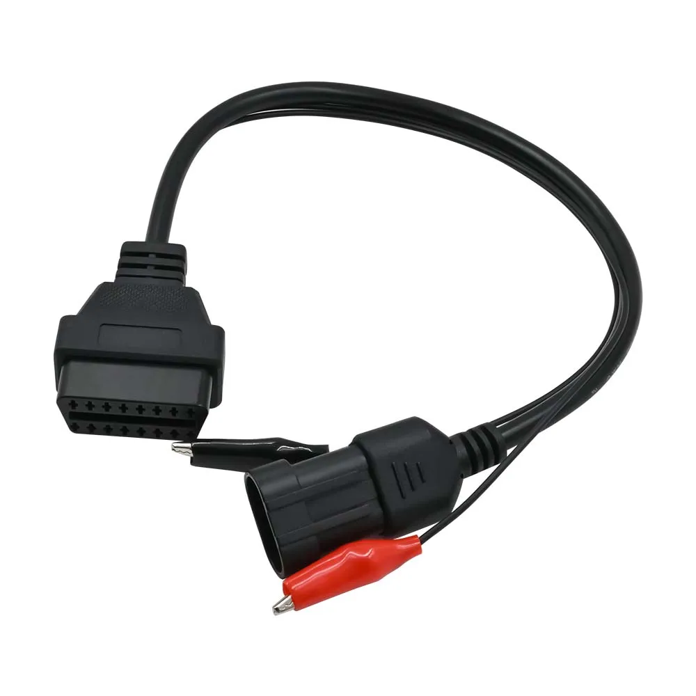 OBD2 Cable 3Pin to 16Pin For Fiat For Lancia For Alfa Remeo OBDII Plug 3 Pin Connector Adapter Car Extension Diagnostic Cables