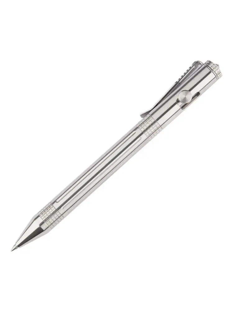 Multi-purpose Premium Bolt Action Pen Regular Refill Durable Stainless Steel Clip Weight Balanced for Signature Office