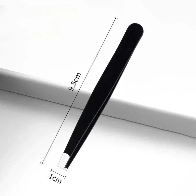 Nuove pinzette per sopracciglia in acciaio inossidabile Clip per sopracciglia angolata strumenti cosmetici per la depilazione estensione delle ciglia accessori per palpebre doppie