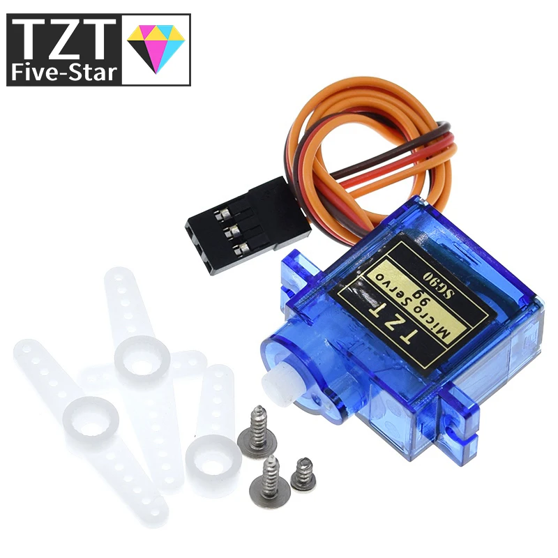 TZT  Official Smart Electronics Rc Mini Micro 9g 1.6KG Servo SG90 for RC 250 450 Helicopter Airplane Car Boat For Arduino DIY