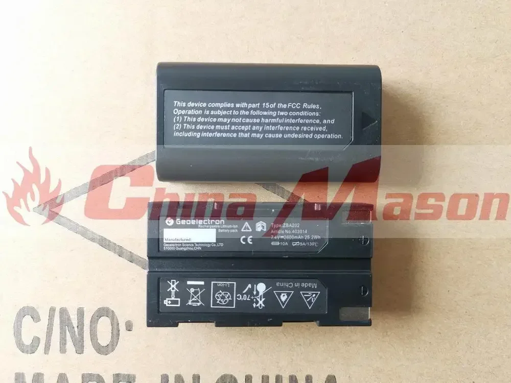 2pcs ZBA202 Battery (ZBA203 Battery) for GEOMAX  Zenith10/20 GNSS, High Quality and 100% Brand-new