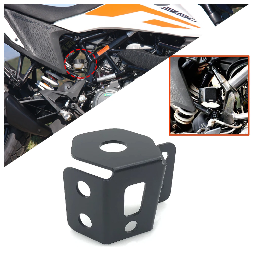 

Fits for KTM Duke 390 Adventure 390DUKE 390ADV 2020 2021 2022 2023 2024 Motorcycle Rear Brake Fluid Reservoir Protector Cover