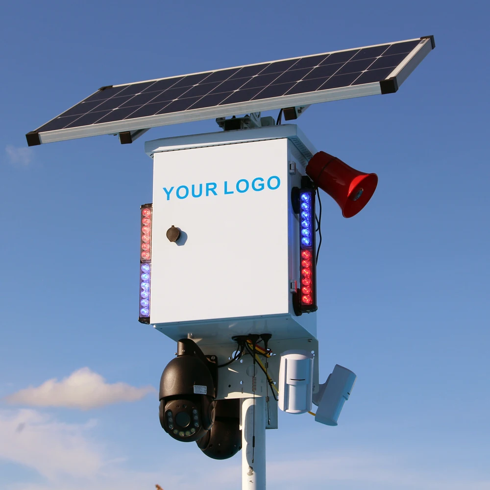 

SZGOING 4G Wireless 4K 8MP IP PTZ Solar Camera System Best Outdoor CCTV Security for Job Site Construction Sites