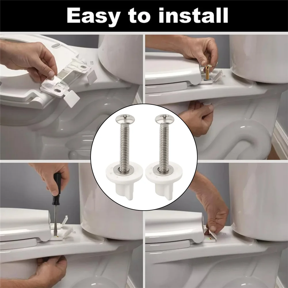 Bathroom Renovation for m6 Toilet for Seat Hinges Top Mounted Hinge Cost-effective Solution For Toilet Seat Replacement