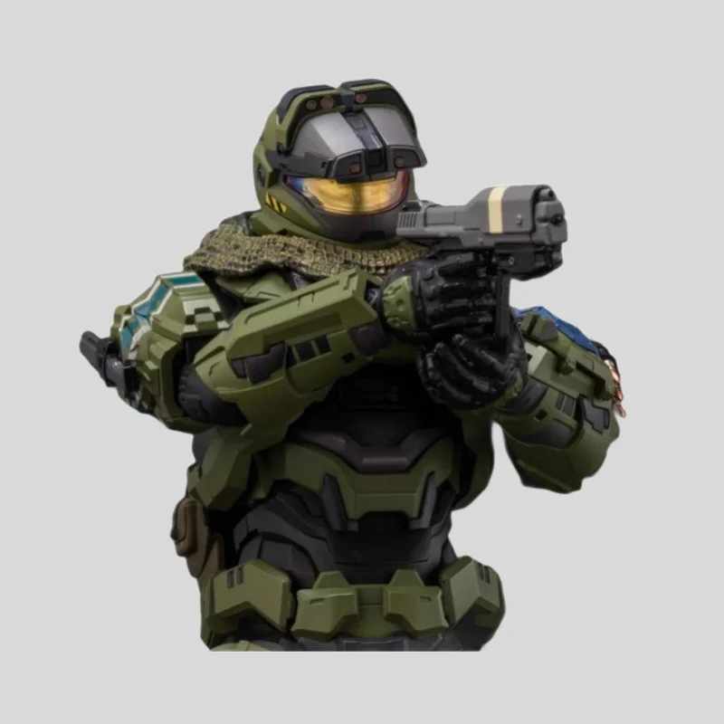 18cm  No. 6 Warrior Ornaments 1/12 Master Chief Can Do Authentic Authorization High-precision Soldier Model Collection Toys view 3