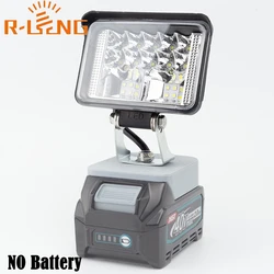 LED-Arbeitsleuchte für Makita 40 V XGT Lithium-Batterie-Taschenlampe, tragbare Notfall-Flutlampe, Campinglampe (keine Batterie)