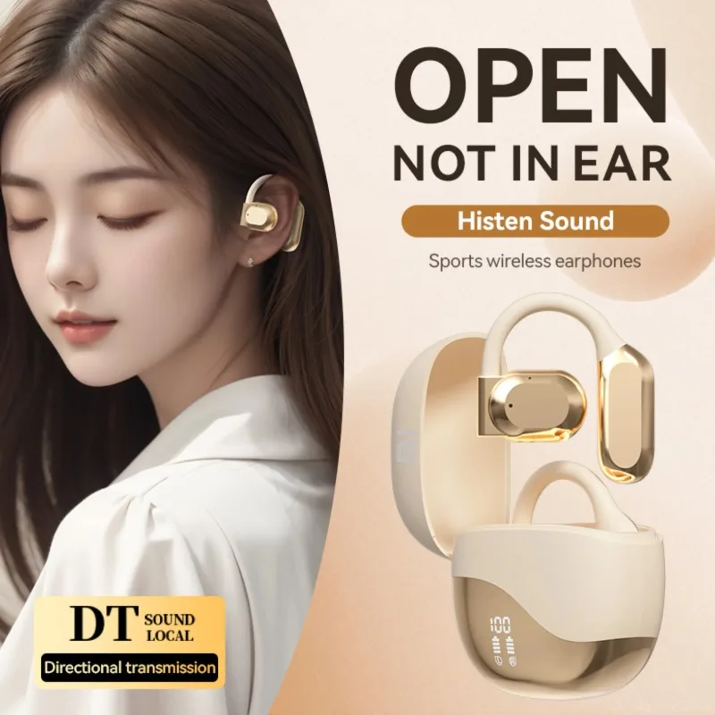 

Bluetooth Real Time translators headphones AI Translator Earbuds Two-Way instant voice Translator Ear Hook for Business Travel