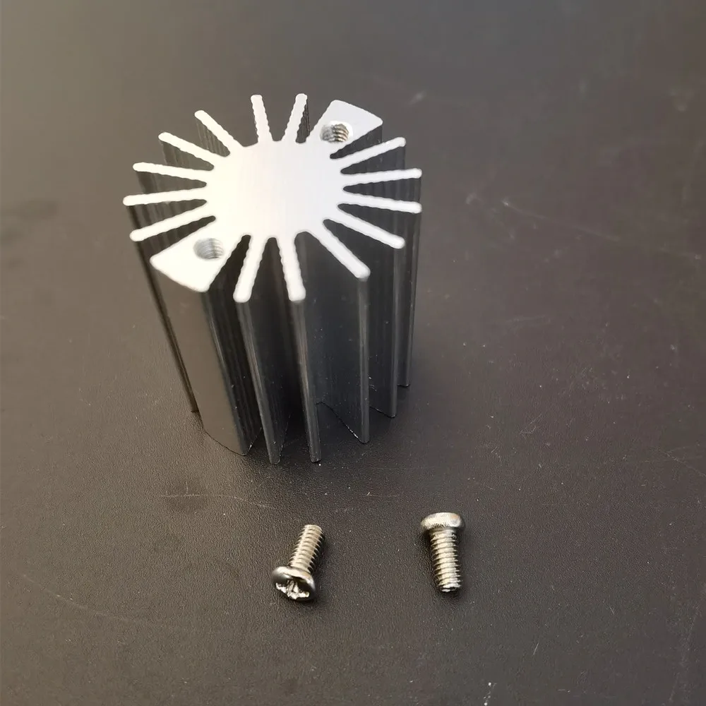 28mm Aluminium Heatsink Round for 1W 3W 5W High Power led For DIY customize sizes wholesale price