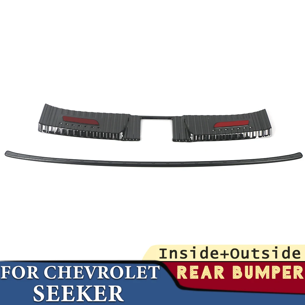 

Trunk Bumper for Chevrolet Seeker 2022 2023 2024 Car Accessories Stainless Rear Fender Protector Pad Cover Sticker Decoration