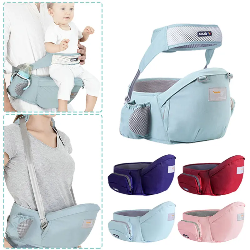 Baby Carrier Cotton Baby Holder Waist Stool Carrier Baby Sling Bebe Hip Carrier Kids Hip Seat Baby Walkers Bag Front Holder Wra