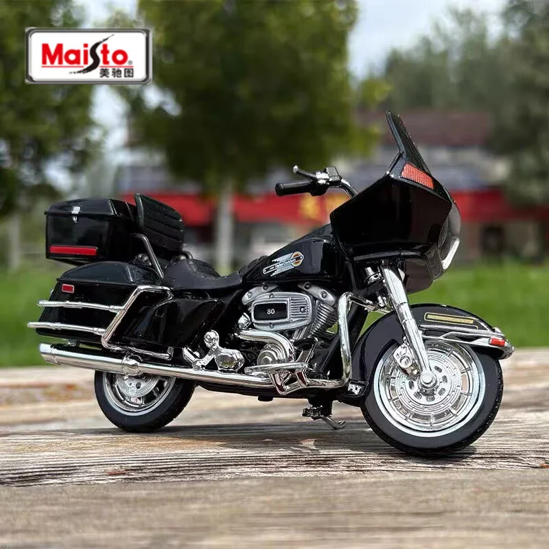 

Maisto 1:18 Harley 1988, FLT TOUR GILDE, модель спортивного мотоцикла из сплава, литая под давлением классическая ретро модель мотоцикла, имитация подарка для детей