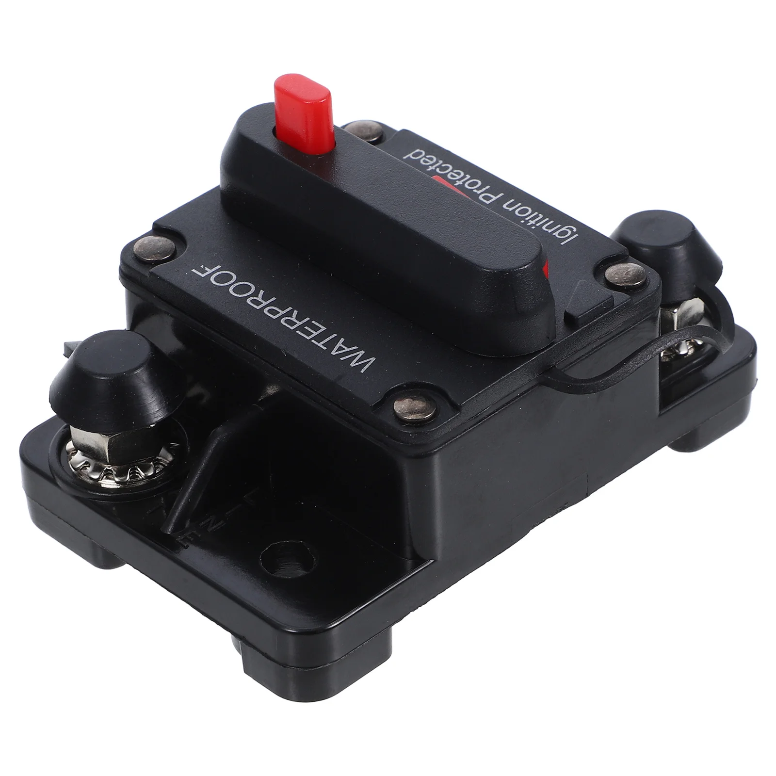 

80a Waterproof Auto Reset Circuit Breaker 12V-36V Panel Mount Fuse for Truck Rv Marine Trailer Power Protection