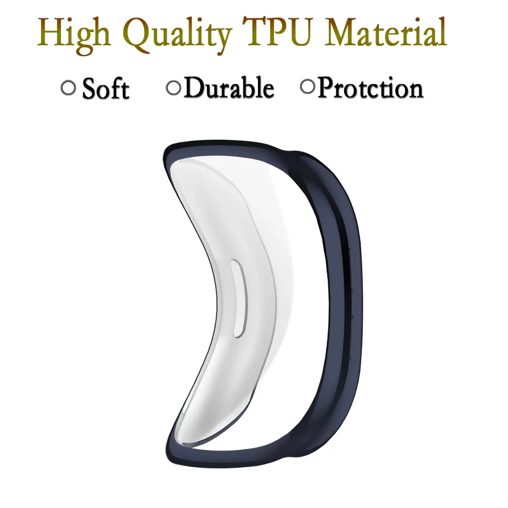 TPU Watch Case For Fitbit Ace LTE Watch Cover Durable and Soft TPU All-Inclusive Protective Watch Cover Protection Frame Case