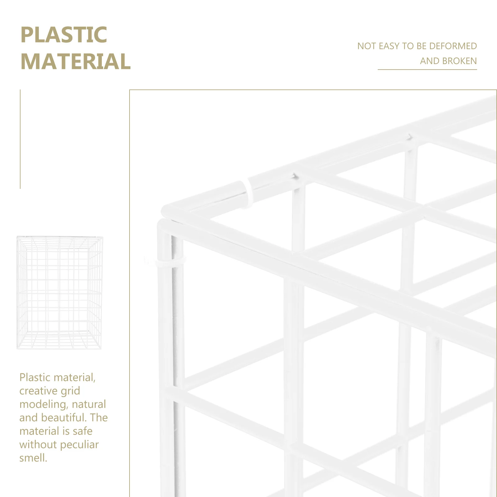 

1pcs Plastic Grid Stand Wedding Pot Holder Lightweight Outdoor Garden Decorative Frame Road Guiding Prop Party Landscape