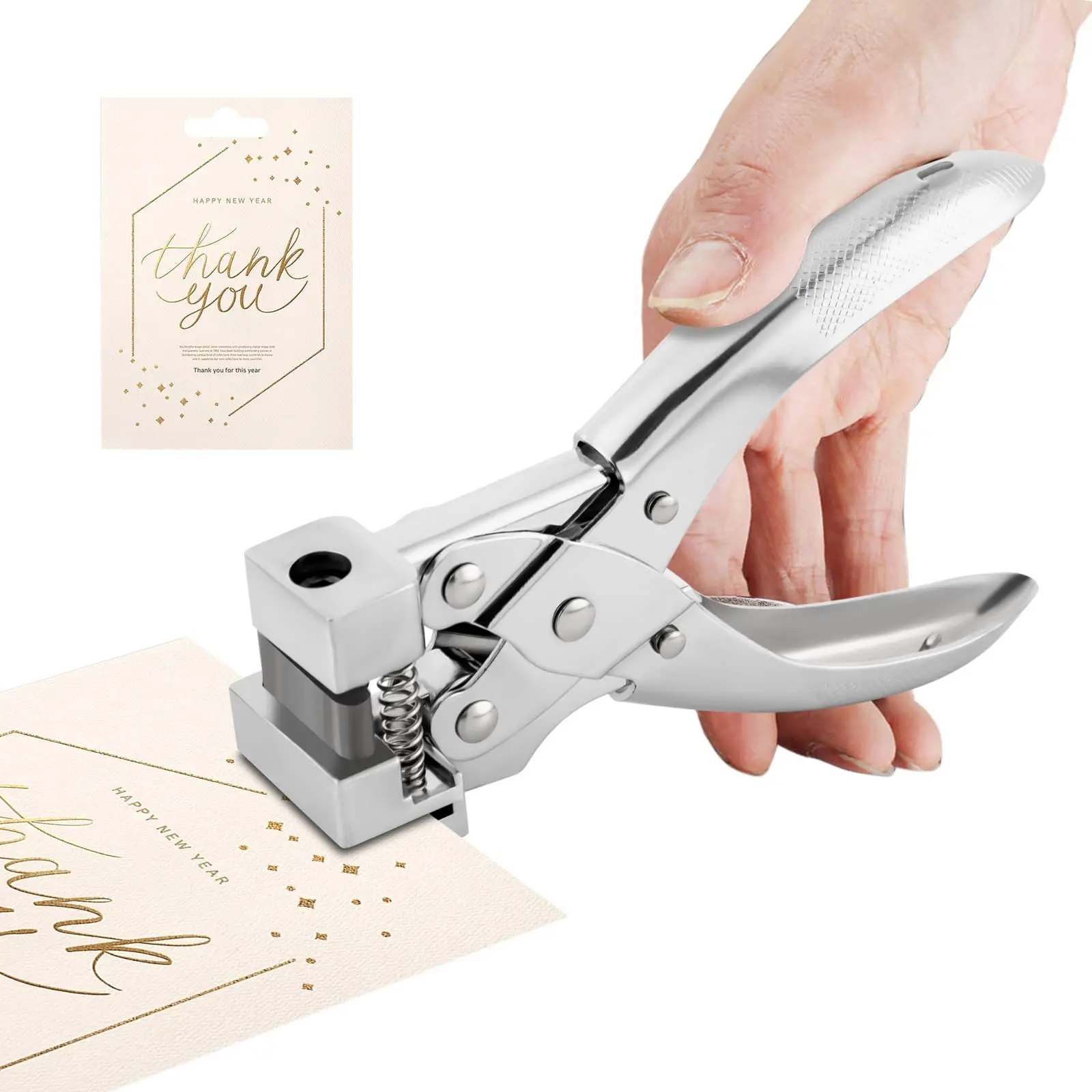 T Slot Shape Hole Punch, Steel Handheld Hanger Airplane Hole Punch Manual Butterfly T-Hook Clamp Pliers Cutter Id Punching Plast