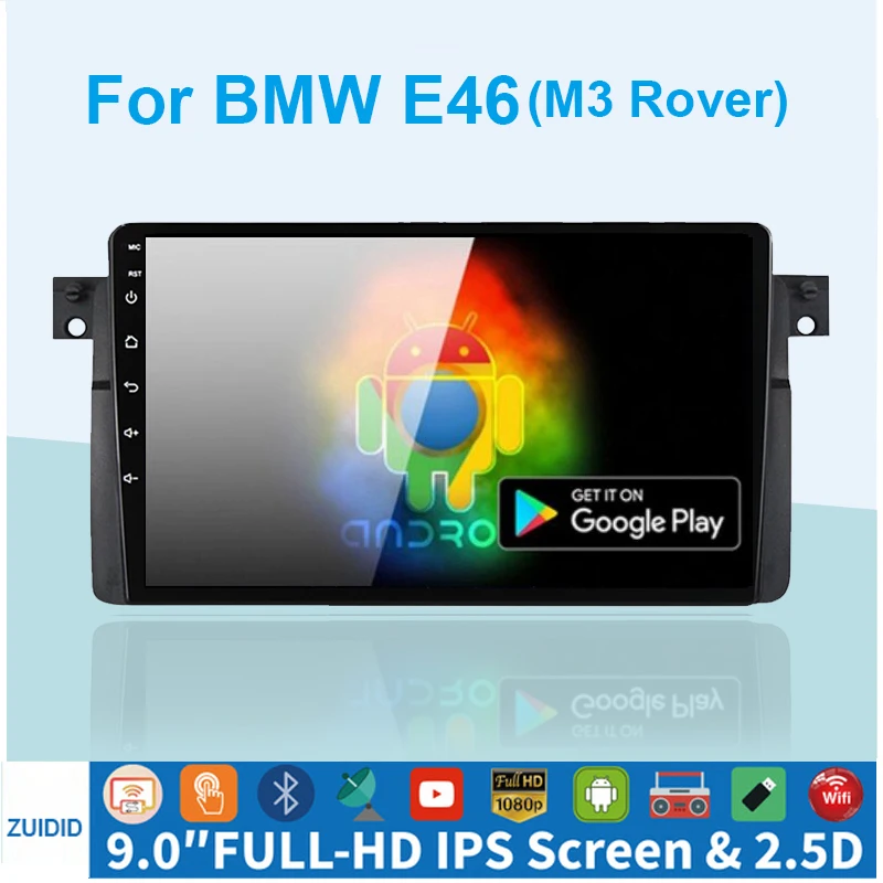 

4G+64G 2din Android 11 Car radio player 2.5D HD screen For BMW E46 M3 Coupe 318/320/325/330/335 SWC Multimedia GPS Navigation