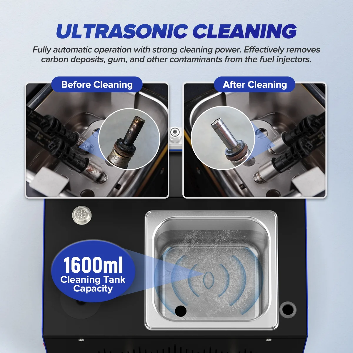 MRCARTOOL V311 GDI حاقن الوقود الأنظف وآلة الاختبار 6 اسطوانات حاقن الوقود الأنظف تستر للسيارة #3