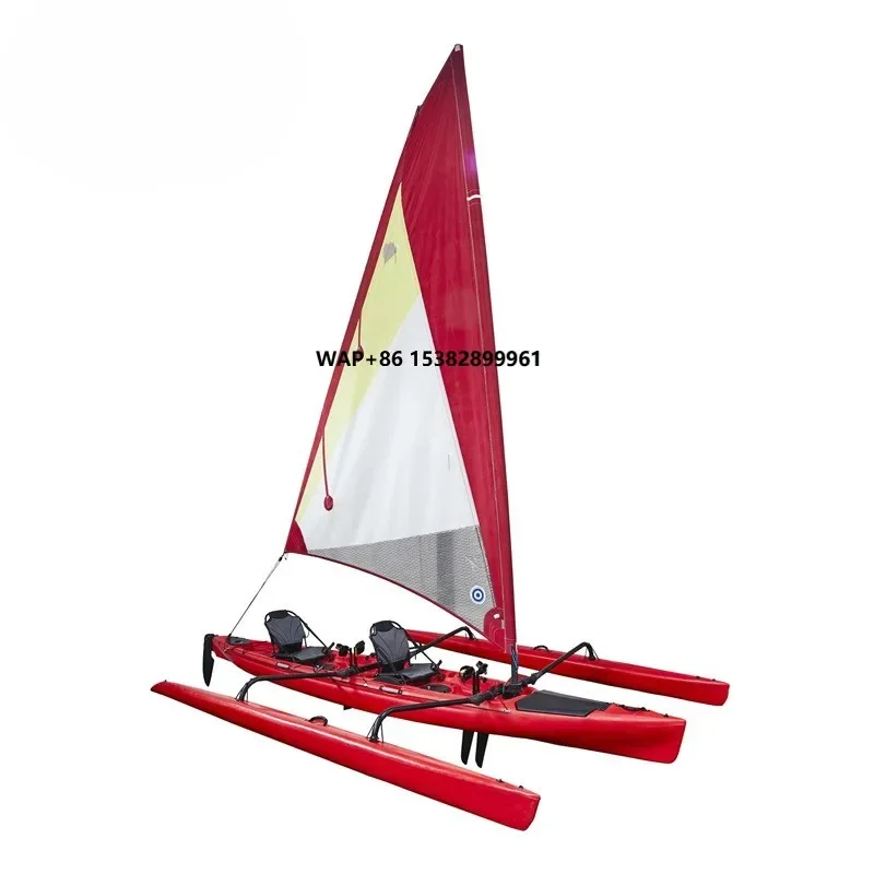 Manufacturers Direct Sales of Outdoor Leisure Plastic Hard Sail Boat with Accessories Carbon Masts