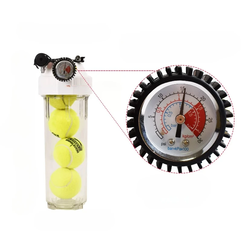 Professional Tennis Booster Tank Large Capacity Tennis Pressure Tanks Durable Pressure Bottles Portable Sports Accessories
