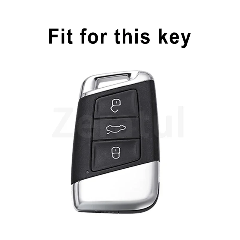 3 Buttons TPU Car Remote Key Case Cover for VW Volkswagen Skoda Superb Kodiaq A7 Tiguan MK2 Magotan Passat B8 Protector Shell