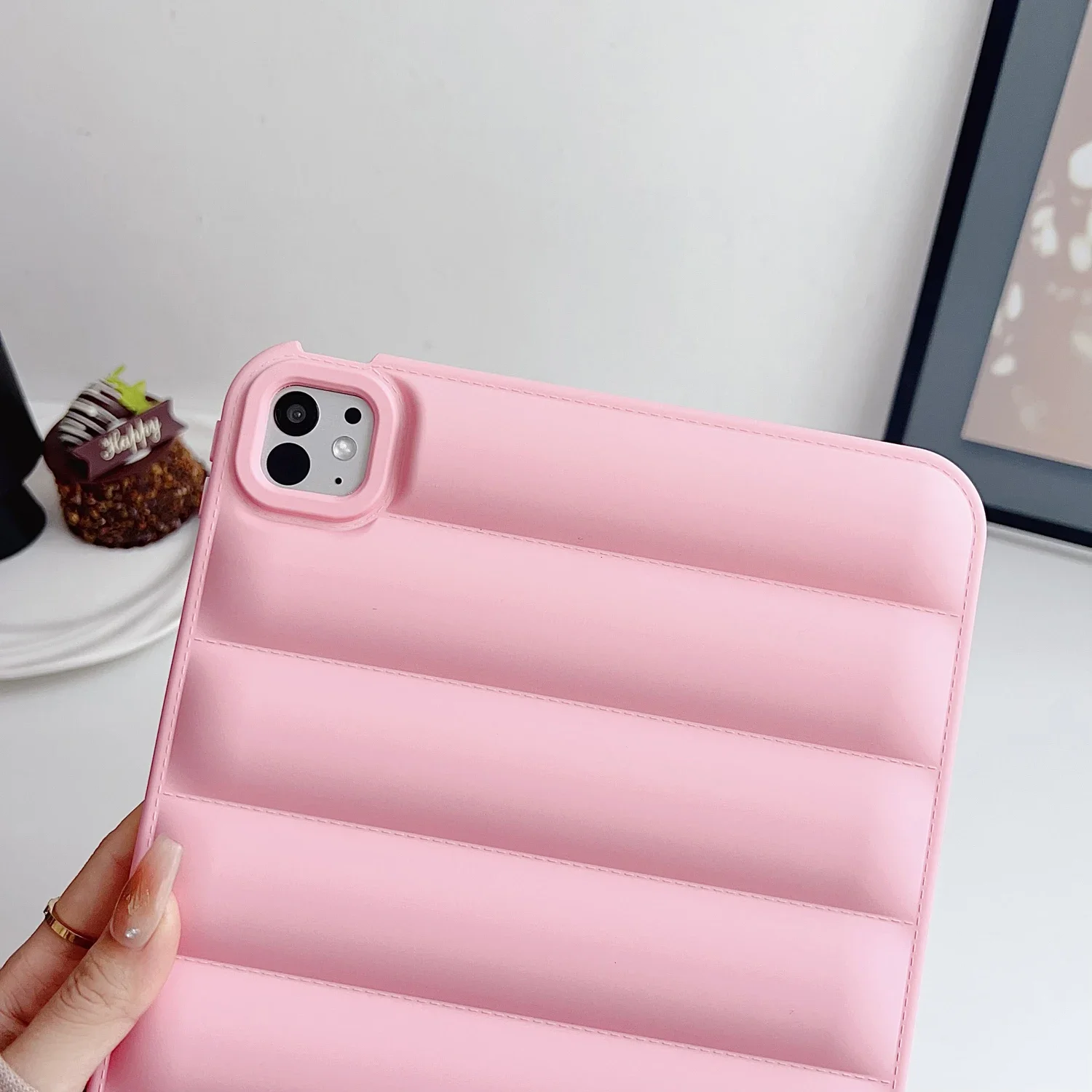 Soft Silicone Down Jacket Matte Case For iPad 2025 7 8 9 10th 11th Generation Air 3 4 5 Pro 11 inch Mini 6 Tablet Cover Cases
