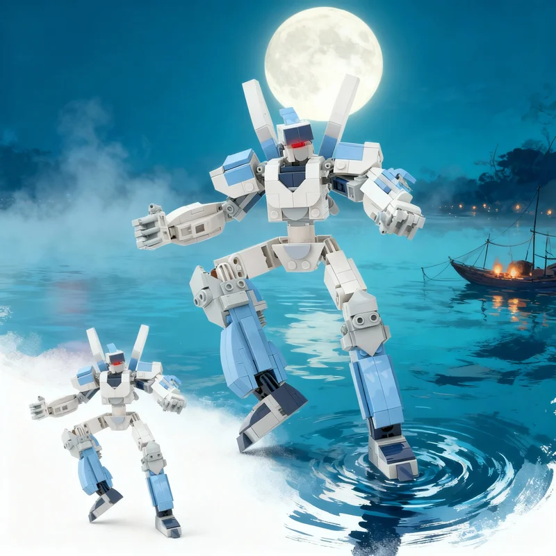 

384pcs MOC Kiva S Mech Weapons Pack Space Model Building Blocks Architecture Toy Christmas Gifts Idea Education Brick Kids