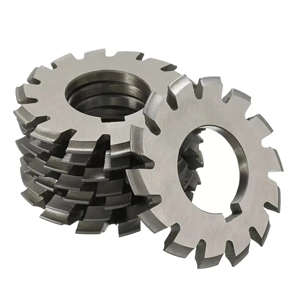RUIZUAN M1 M2 M3 M4 M5 M6 M8 PA20 Degrees CNC HSS Module Gear Milling Cutter Involute Gear Cutting Tools