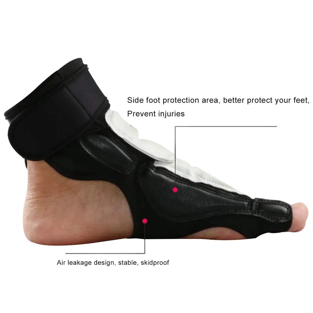 SINOBUDO Taekwondo Sparring Karate Foot Guard Kicking Boxing Foot Protector Ankel Support