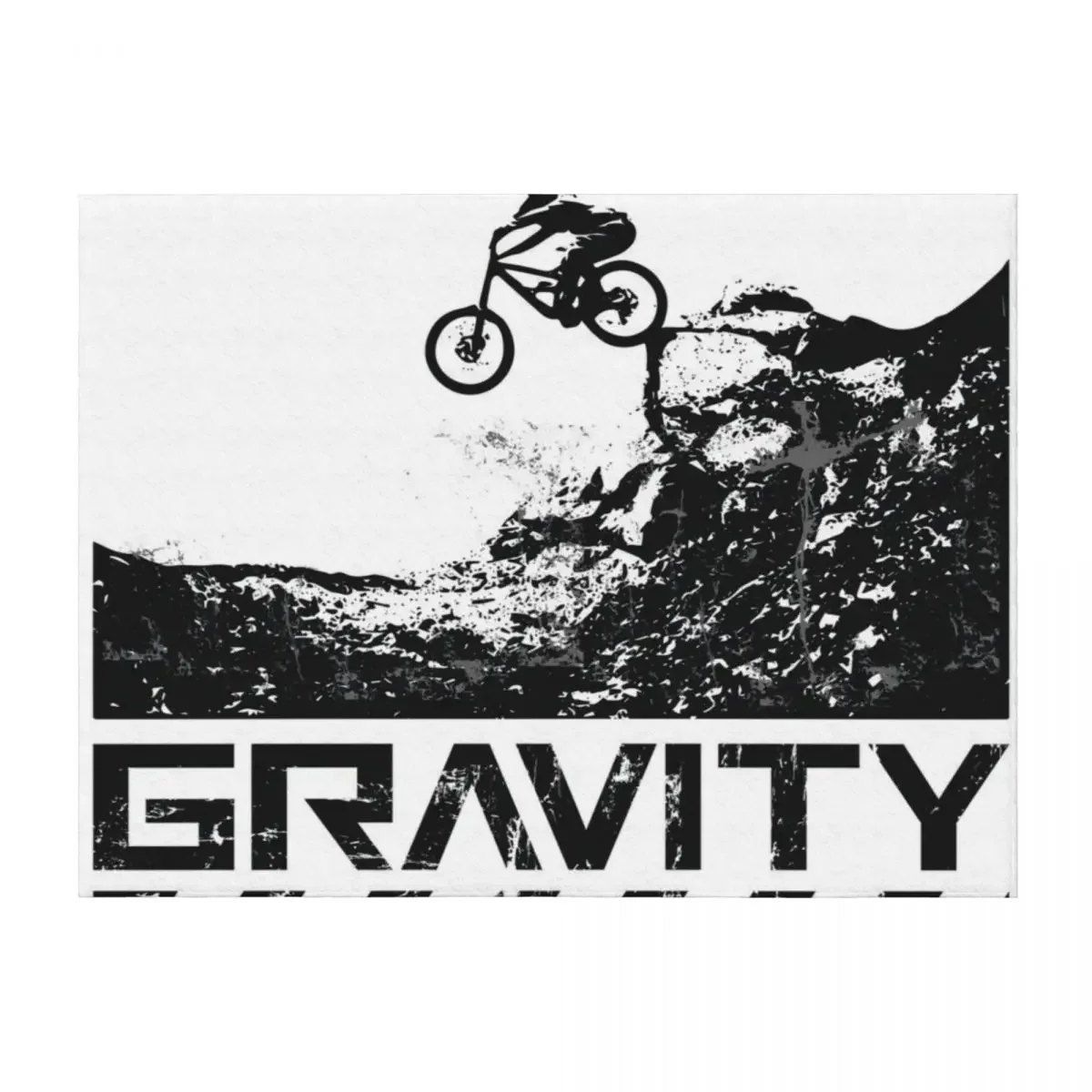 

Downhill mountain biking. Gravity MTB Throw Blanket Thin Single Summer Beddings Loose Blankets