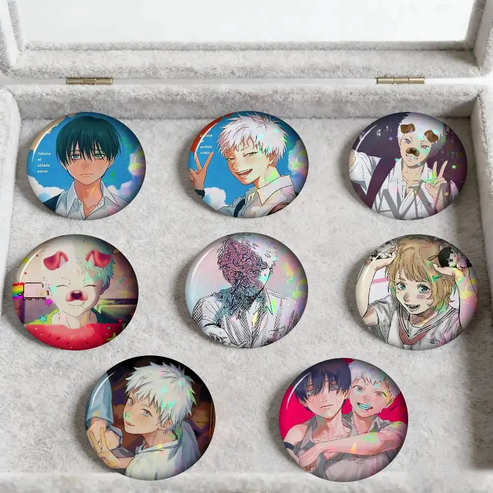 Anime The Summer Hikaru Died    Handmade Brooch Cartoon Cosplay Badge On Backpack Jewelry Accessories Gifts