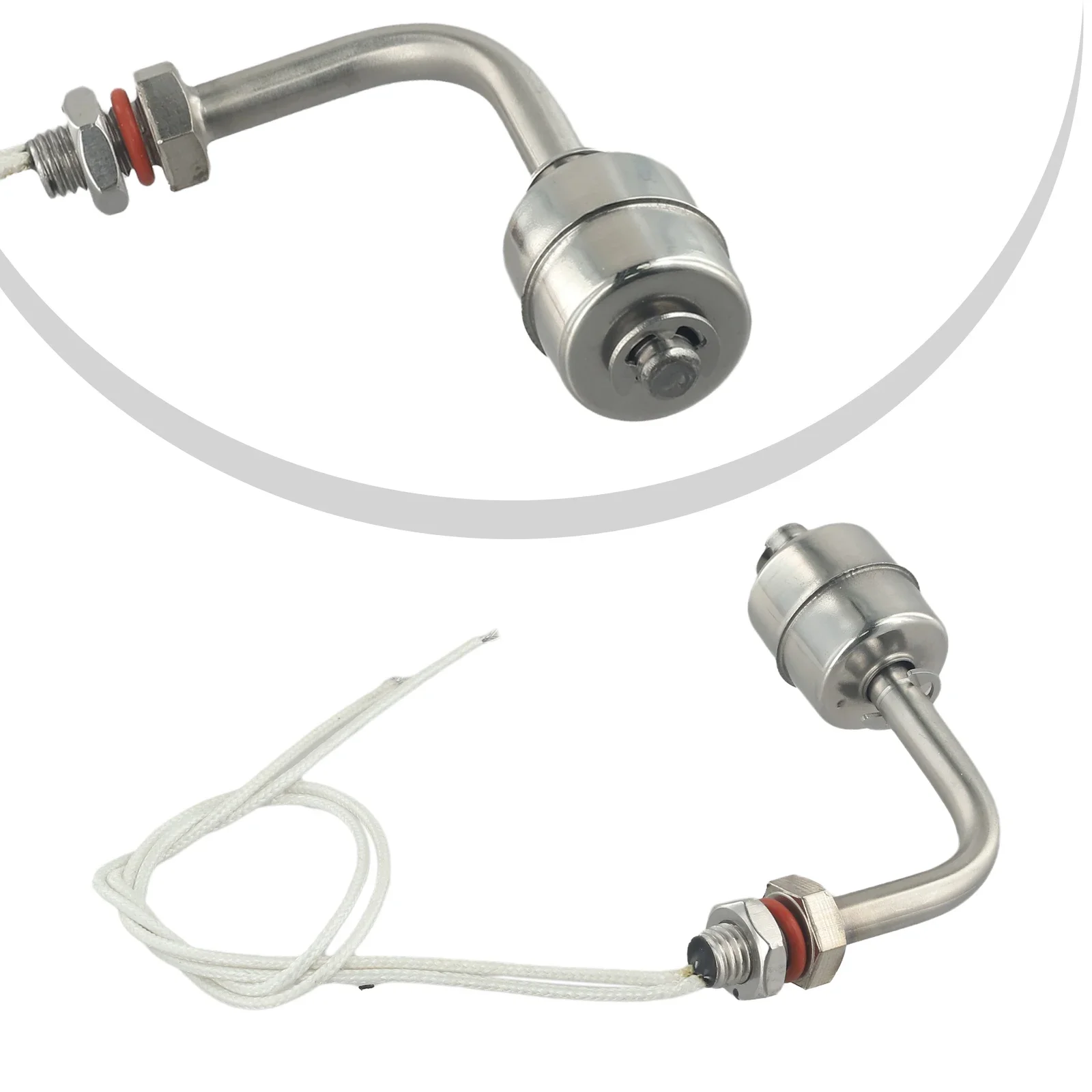 Picture 3: 304 Stainless Steel Float Switch Right Angle Level Sensor Water Level Sensor Tank Liquid Float Switch L Type for Pool Water Pump