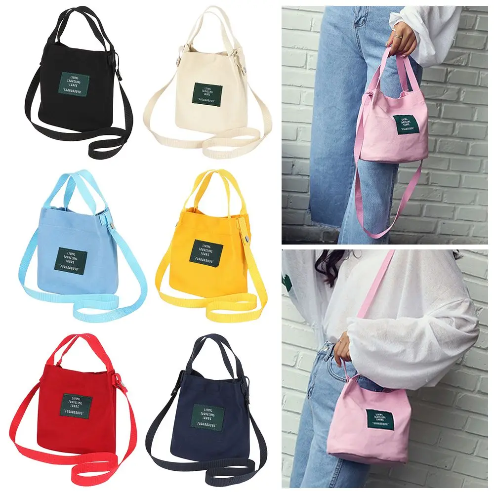 

Модная женская сумка-тоут с пряжкой, холщовая сумка через плечо с буквенным принтом, сумка-шоппер