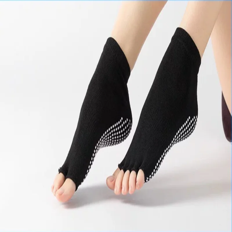 Belly Dance Yoga Exercise Breathable Special Dance Socks Practice Barefoot Five Toe Socks
