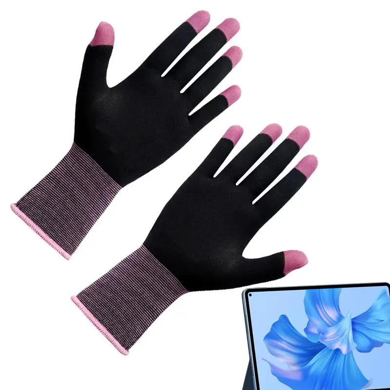 Winter Gloves Cycling Gloves Touchscreen Gloves Warm Knit Full Finger Gloves For Cold Weather Hiking Texting Working Game