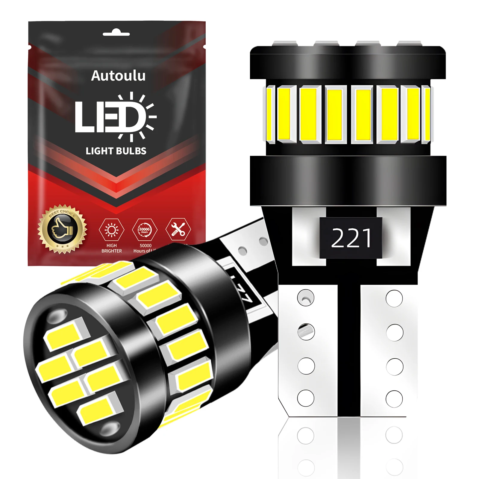 2/4 Stück T10 W5W 194 168 175 2825 24SMD LED-Lampen 2 Stück Auto-Innenbeleuchtung für Leselicht Kennzeichenbeleuchtung Ersatzleuchte