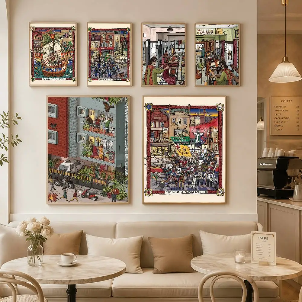fashion painting Jack Sweet Posters Wall Art Retro Painting Home Room Cafe Club Dorm Wall Decor