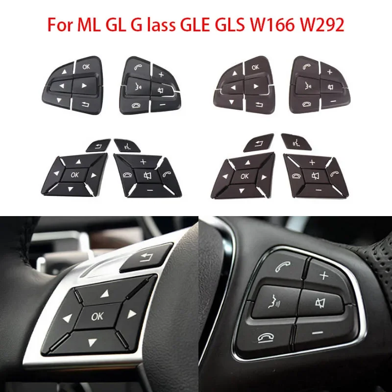 

Для Mercedes Benz ML GLGLE GLS W166 W292 G class Многофункциональные кнопки рулевого колеса Vito V-класса Кнопки управления