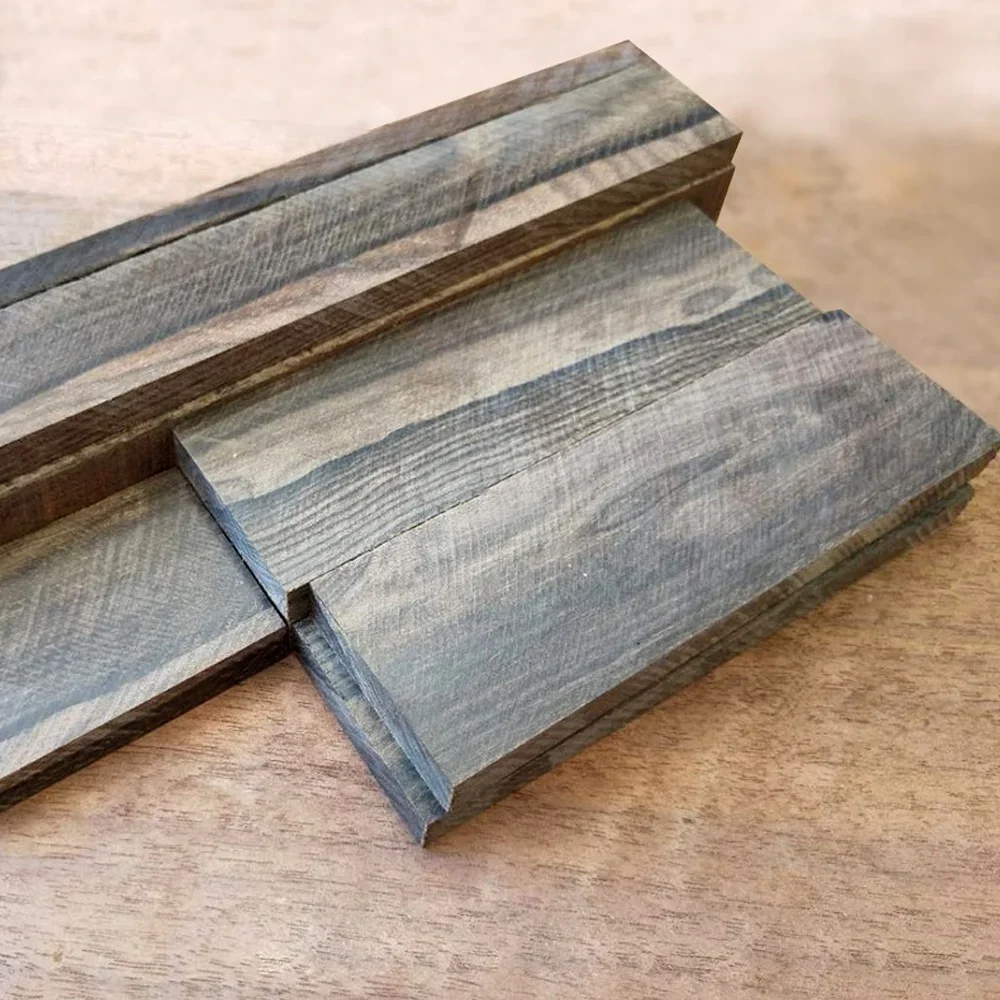 1 pezzo di legno di cachi nero Ziricote, Ciricote (Cordia Dodecandra) Manico di coltello messicano in ebano Materiale Materiali per la produzione di coltelli