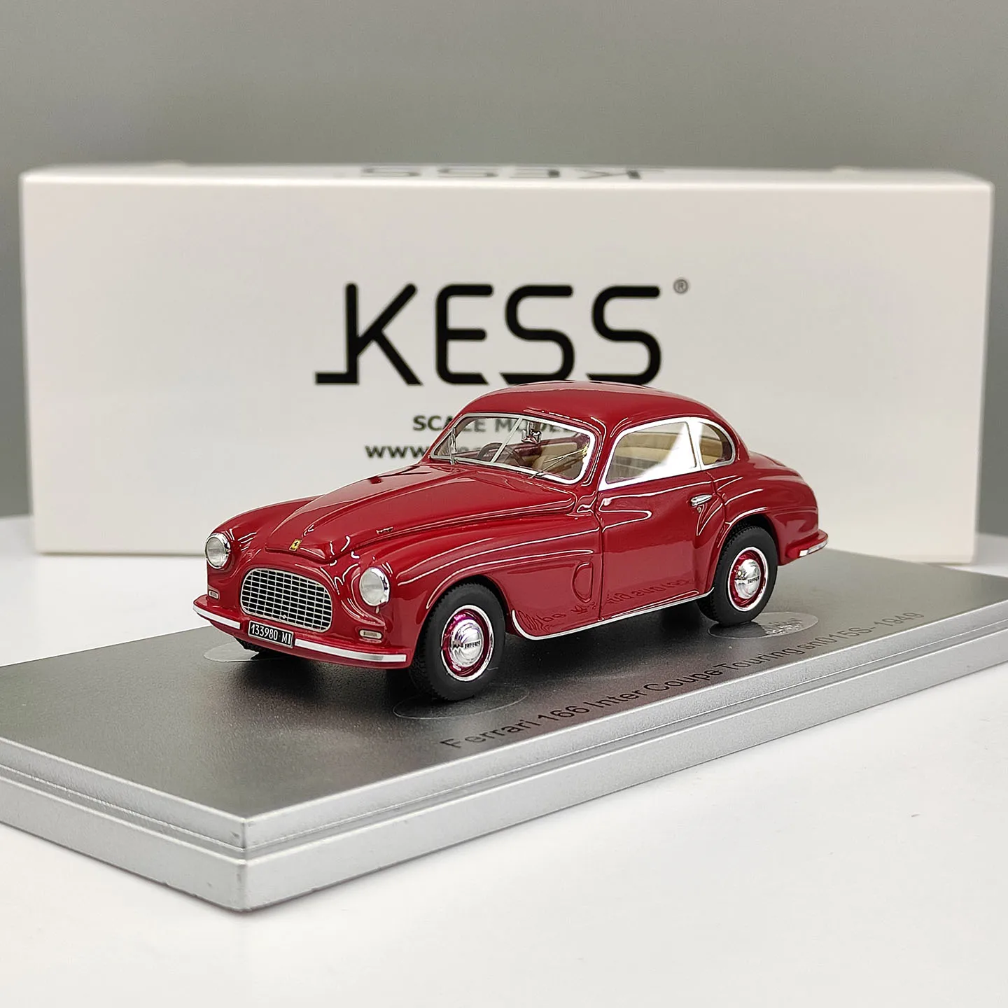 KESS 1:43 Scale Ferrari 166 Inter Coupe Touring 1949 Resin Car Model