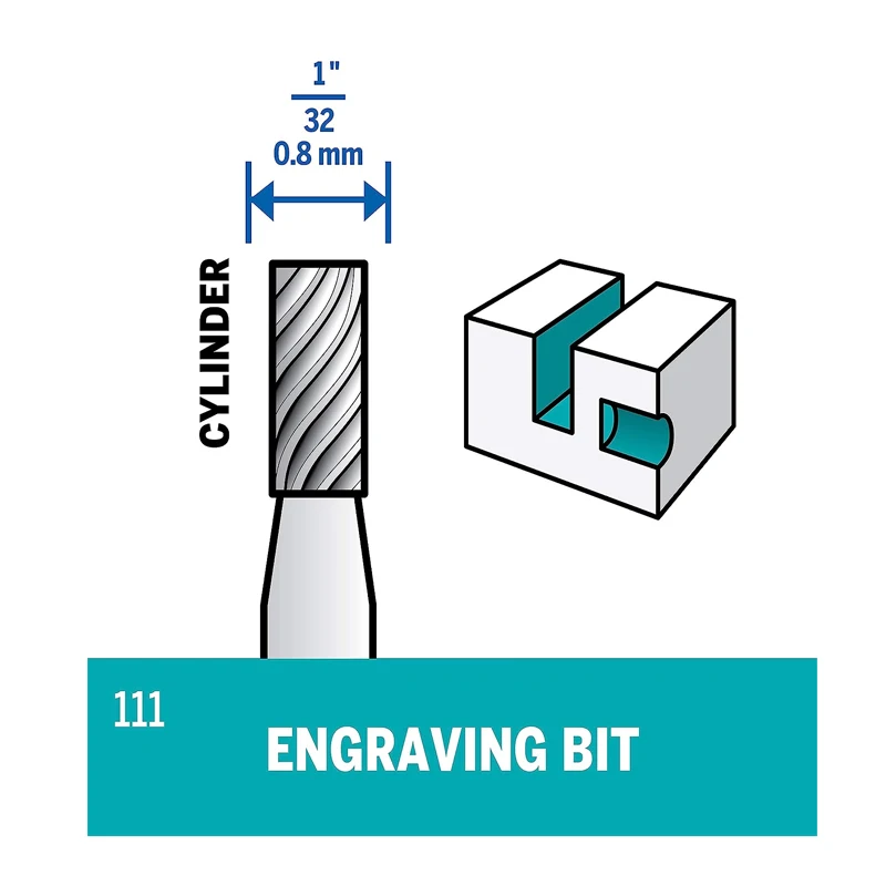 Dremel 111 Engraving Cutting Bit 1/8