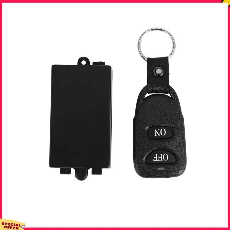 A39M Dc 12V 10A 1Ch Sistema de interruptor de controle remoto sem fio Receptor Transmissor 2 botões remoto à prova d'água 433Mhz