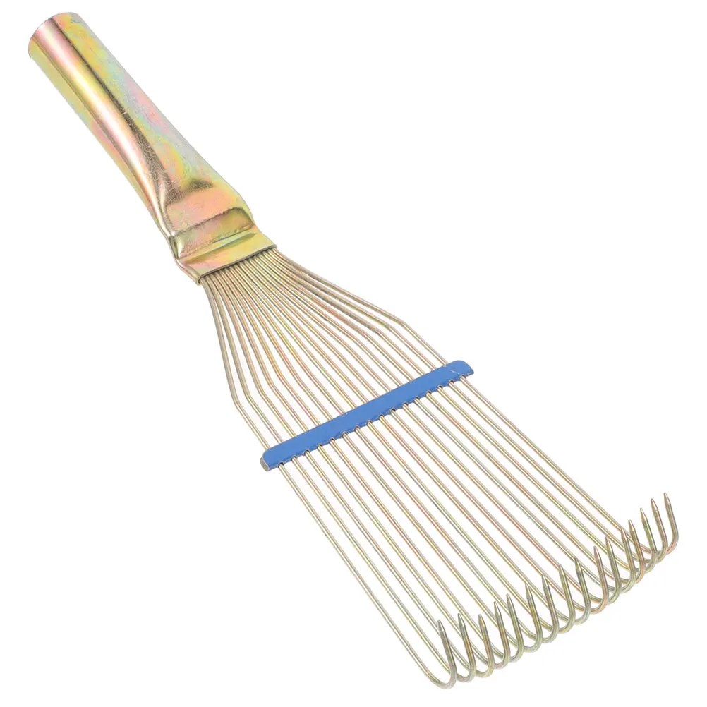 

Wool Comb Cow Horn Brush Car Pet Hair Removal Tool Steel Cleaning Scraper Cattle