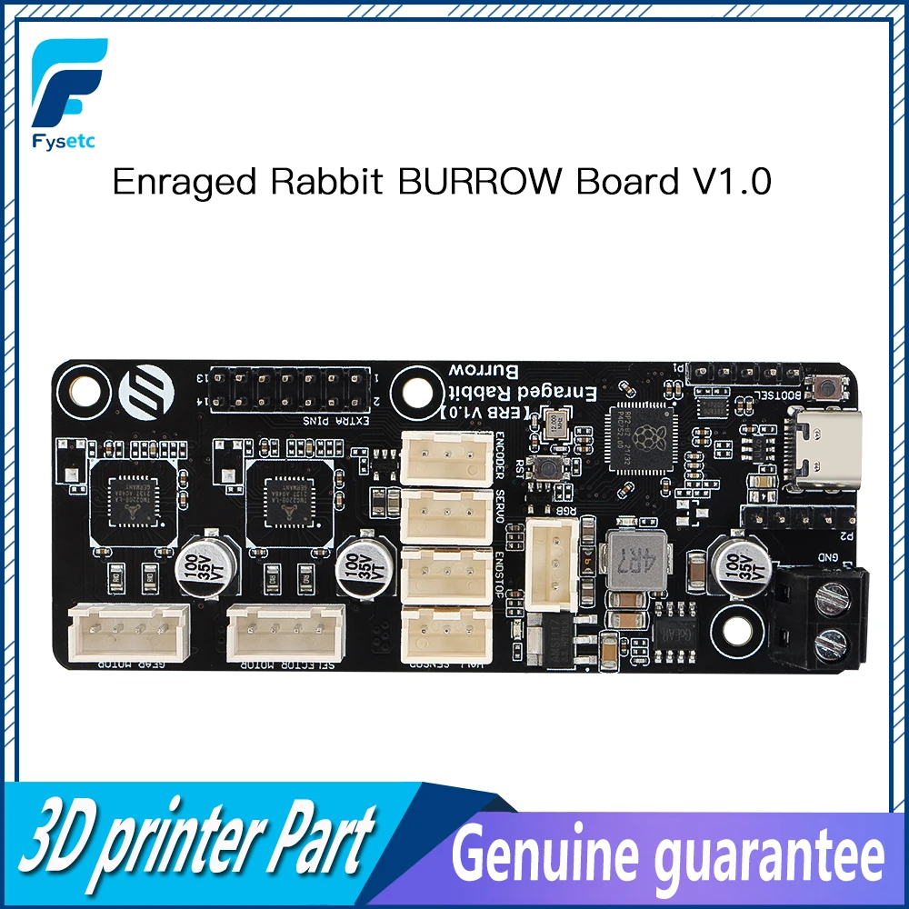 

FYSETC ERB Board with RP2040 MMU Enraged Rabbit BURROW board Feeder board 3d Printer Parts for Voron 2.4 trident ERCF