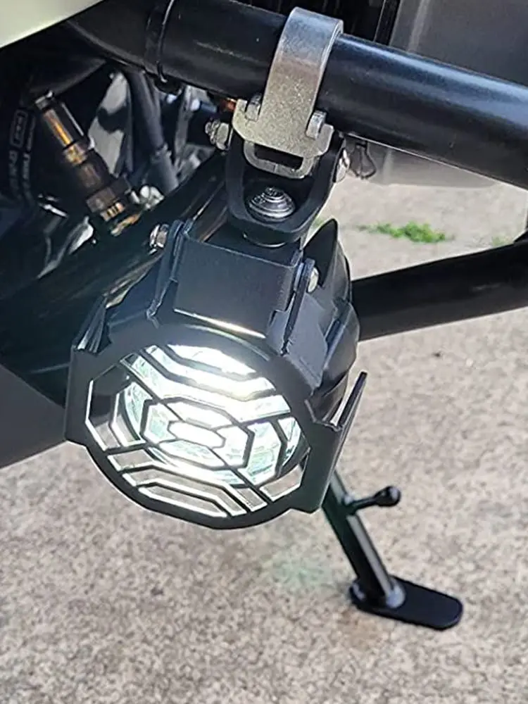 Omkeerbare Mistlamp Protector Grille Bescherming Cover Fit Voor BMW R 1250GS R1250GS Adventure R1200GS LC ADV R1200 Rally R1250 HP - afbeelding 2