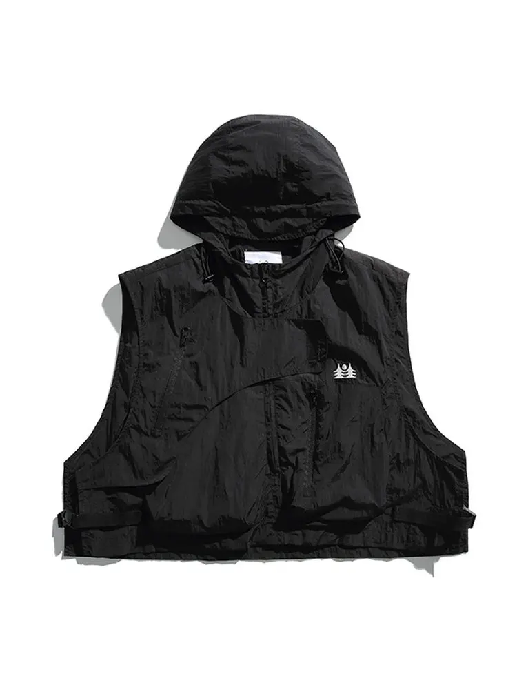 

Vests Waistcoats Thin Womens Embroidery Autumn uflage Tactical Cinching Touring Utility Epaulets Armygreen Performance