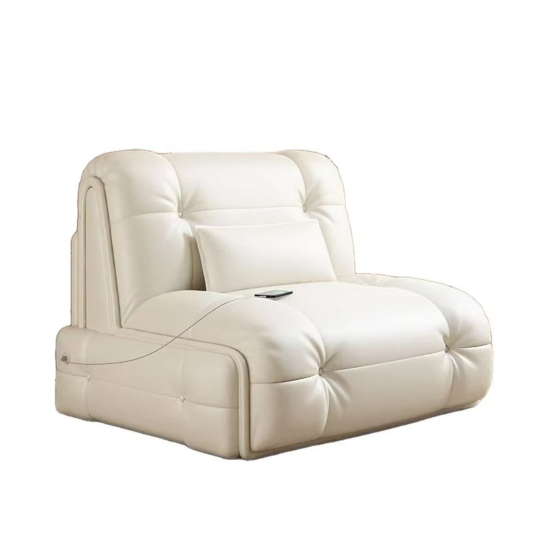 Sofa integrated single small apartment living room study dual-purpose multi-function foldable