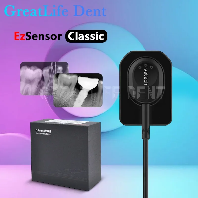 GreatLife Dent Intra-oral Sensor Ezsensor Size1.5 Digital USB X-ray Rvg Sensor Vatech EzSensor Soft Dental X-ray Imaging System