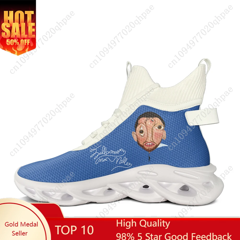 

Mac Miller High Top Flats Sneakers Mens Womens Sports Running Shoes High Quality Sneaker Lace Up Mesh Footwear Custom Made Shoe