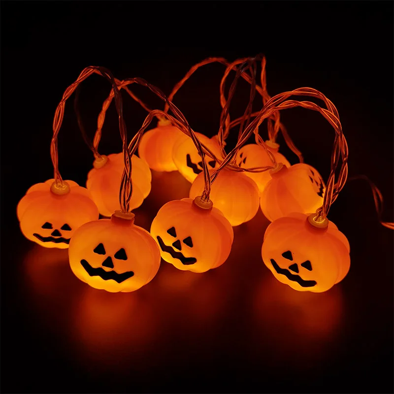 1,5 M 10LED Halloween LED Lichterkette Horror Augäpfel Kürbis Spinne Fledermaus Schädel Lampe Süßes Oder Saures Happy Halloween Party decor – Detail 16