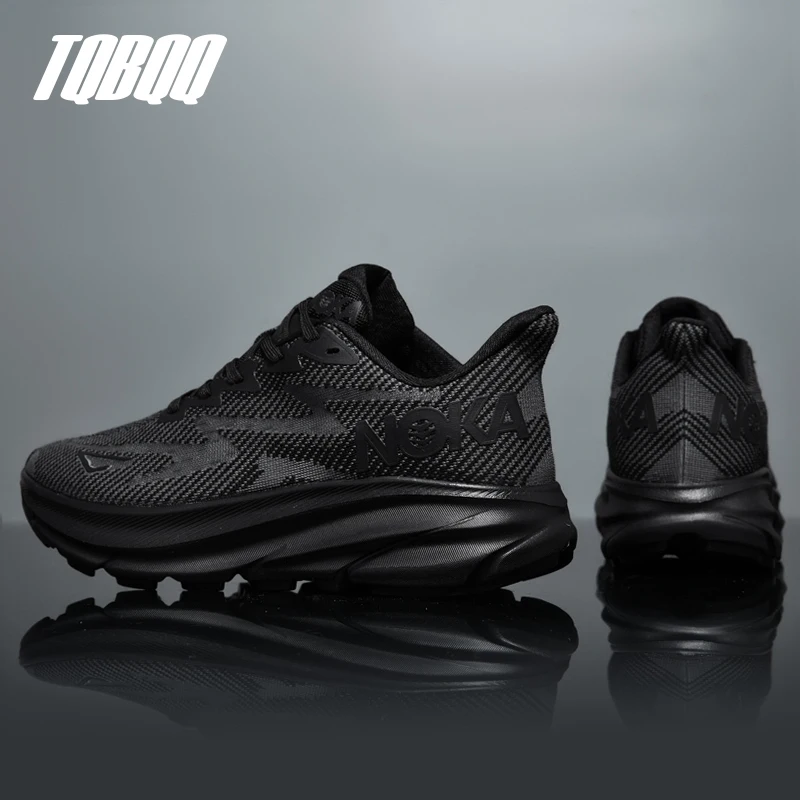 

Мужские легкие повседневные кроссовки с дышащей массивной подошвой, мужские марафонские спортивные кроссовки с карбоновой пластиной, спортивные нескользящие кроссовки